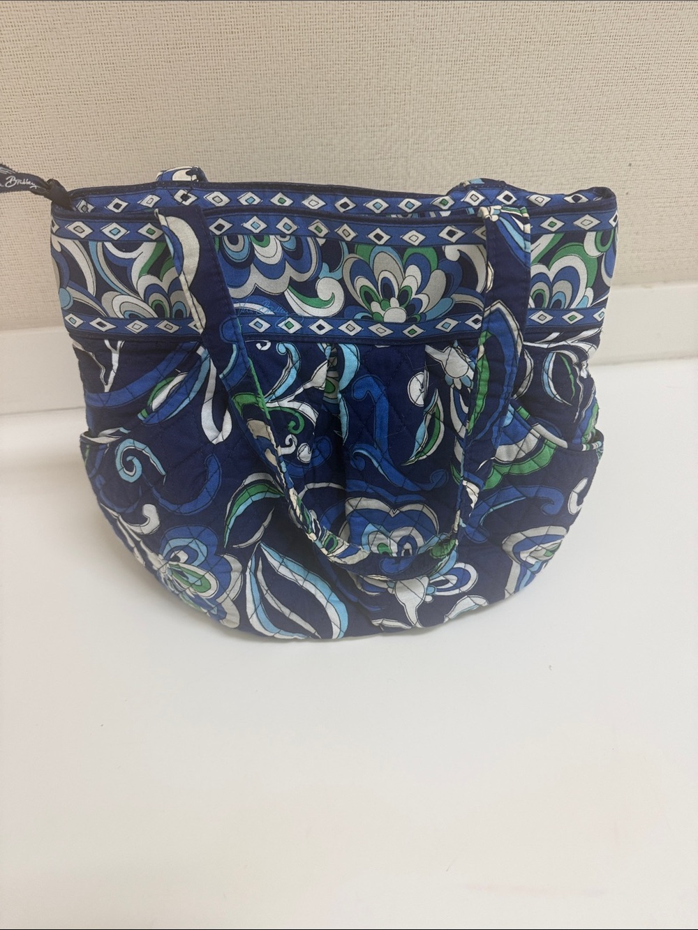 Vera Bradley Mediterranean Blue Shoulder Bag